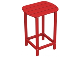 South Beach Sunset Red Tall Side Table