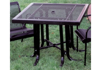 picnic table, square picnic table