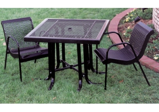 picnic table, square picnic table