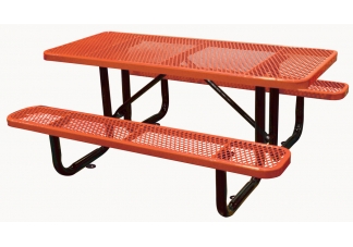 picnic table, rectangle picnic table