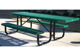 Infinity Style Expanded Metal ADA Picnic Table