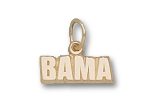 University of Alabama Crimson Tide Gold Charm