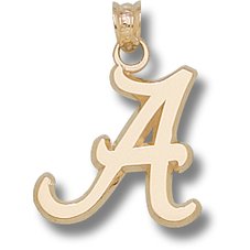 University of Alabama Crimson Tide 10K Gold Pendant