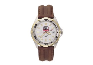 University of Alabama Crimson Tide Mens Leather Watch