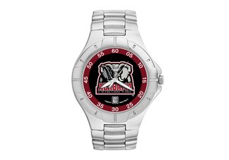 University of Alabama Crimson Tide Mens Stainless Steel Watch