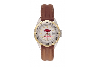 University of Arkansas Razorbacks Leather Allstar Watch