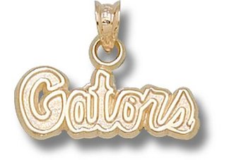 University of Florida Gators 10K Gold Plate Pendant