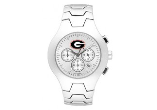 University of Georgia Bulldogs Mens Stainless Steel Watch