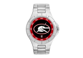 University of Georgia Bulldogs Mens Stainless Steel Watch