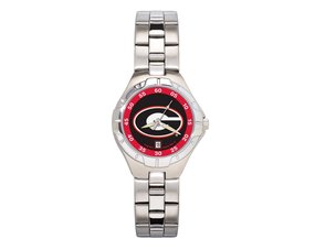University of Georgia Bulldogs Ladies Stainless Steel Watch
