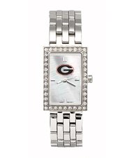 University of Georgia Bulldogs Ladies Stainless Steel Watch