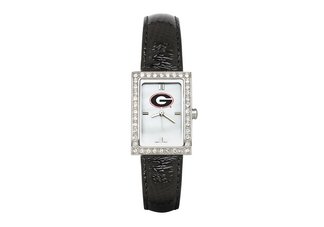 University of Georgia Bulldogs Ladies Leather Watch
