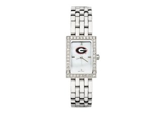 University of Georgia Bulldogs Ladies Stainless Steel Watch