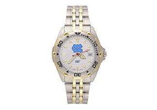 University of North Carolina Tar Heels Mens Stainless Steel Watch