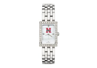 University of Nebraska Cornhuskers Ladies Stainless Steel Watch