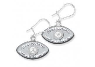 Alabama 2009 Football National Champs Football Earrings