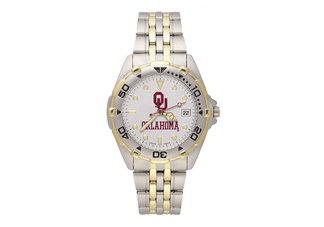 University of Oklahoma Sooners Mens Stainless Steel Watch