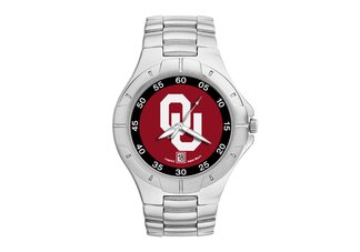University of Oklahoma Sooners Mens Stainless Steel Watch