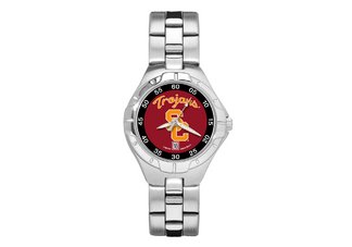 University of Southern California Trojans Ladies Stainless Steel Watch
