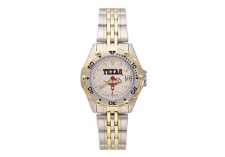 University of Texas Longhorns Ladies Stainless Steel Watch