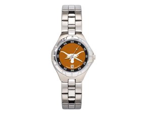 University of Texas Longhorns Ladies Stainless Steel Watch