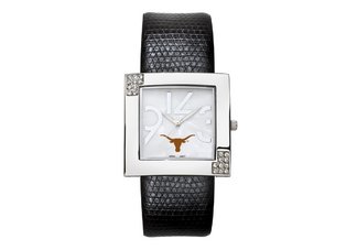 University of Texas Longhorns Ladies Leather Watch