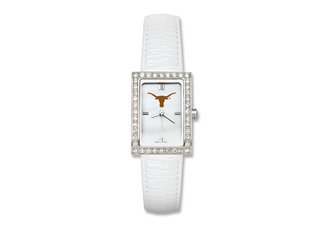 University of Texas Longhorns Ladies Leather Watch
