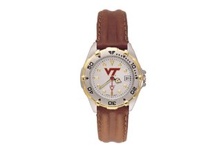 Virginia Polytechnic Institute Hokies Ladies Leather Watch