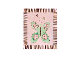 Butterfly" Cookies & Cream series canvas gallery wrapped art