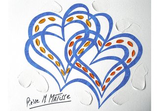 True Blue" limited edition canvas gallery wrapped art by Pierre H. Matisse