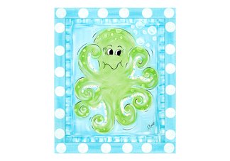 Octopus" canvas gallery wrapped art