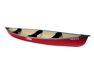 Pelican 15.5 Red Assembled CANOE