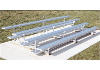 Commercial Park 15 Outdoor Bleacher- Portable, Aluminum
