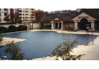 custom pool cover, mesh pool cover