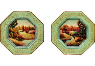 Green River Plates - Set of Two