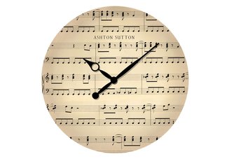 Music Note Wall Clock