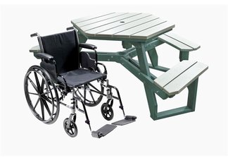 Econo-Mizer Hexagon Table ADA