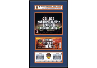 Auburn Tigers 2010 BCS Champions Ticket Frame Jr.