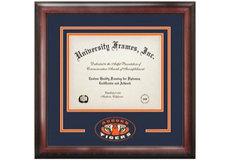 Auburn Tigers Spirit Diploma Frame