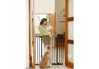 EXTRA TALL Hallway Security Gate - Black