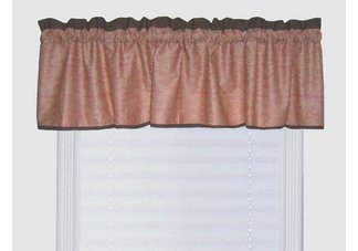 Babykins Chocolate Pink Paisley Valance