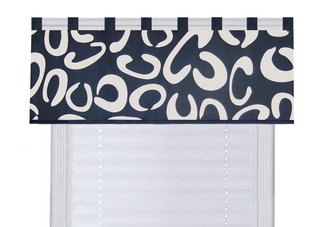 Babykins Navy Baby Valance