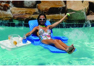 Folding Baja II Lounge | Floating Pool Chair | Available in 3 Colors