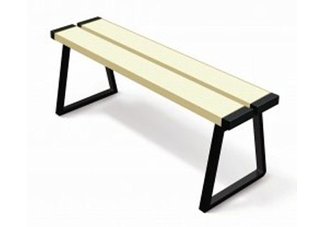 backless park benches