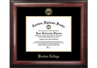 Boston College Eagles Gold Embossed Diploma Frame