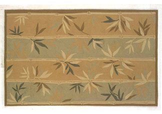 Brown & Sage Bamboo Rug