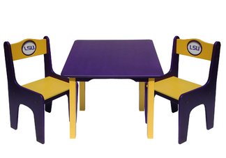 LSU Table & Chair Set