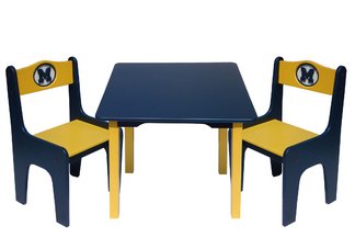 University of Michigan Table & Chair Set