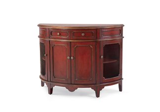 Crimson Brier Antique Red Buffet