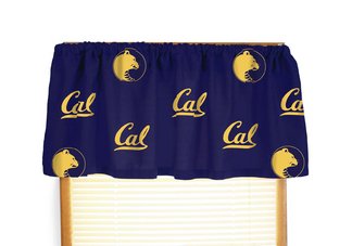 Cal Berkeley Curtain Valance